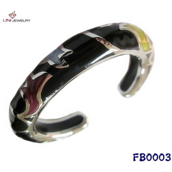 Fashion Stainless Steel Wide Bangle