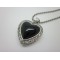 Stainless steel Heart Shape Stone Pendant