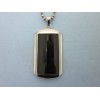 Stainless Steel High Polished Square Shape Pendant