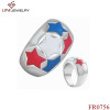 Star Design Stainless Steel Ring/Blue and Red