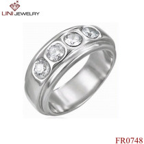 Bling Bling Ring 4-Stone Stainless Steel Jewelry