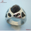 2012 new brand Stainless Steel Ring With /Cz  Stone