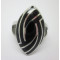 A Brand New Oval Enamel Ring Stainless Steel Jewelry