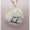 Stainless Steel Heart Shape And Heart Texture Pendant/Glod-plated
