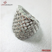 316L Steel Reticulation Hollow Ring