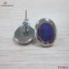 316L Steel Multicolor Enamel Earring/Purple