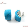 316L Steel Turquoise Stud Earring