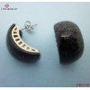Stainless Steel Stone Earrings