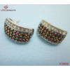316L Steel Crystal Earrings