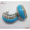 Beautiful Prom Jewelry,316L Stainless Steel Turquoise Earrings