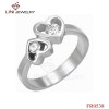 316L Steel Double Heart  Love's Ring
