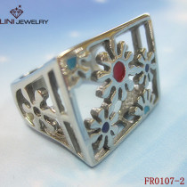 Sunflower Style Stainless Steel Ring