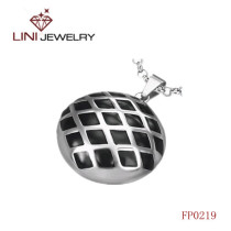 Black  Dicty  Shaped  Stainless Steel   Pendant
