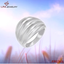 Stainless Steel Groove Design Ring