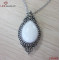 Stainless Steel Special Design Pendant/White