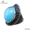 Stainless Steel Big Size Cat's Eye Stone Ring