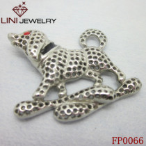 316L Stainless Steel Dog  Pendant