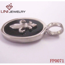 316L Stainless Steel Oval Pendant