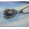Grey Cat's Eye Stone Necklace&Pendant,China diamond pendant,Steel And Gemstone Pendants Promotion