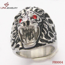 Cool  Leontiasis  Stainless  Steel  Square Body Ring/high polished