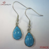 Ladies Fashion Earrings Jewelry/Blue Turquoise