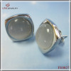 Opal Gem Ball Earrings