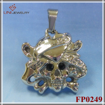 Skull Steel Pendants Jewelry