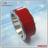 Stainless Steel Ring wholesale,Red Enamel Finger Rings,Simple annular Rings