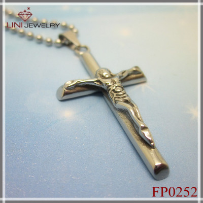 Stainless Steel Jesus Cross Pendant