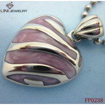 Steel Jewelry  Fashion Wholesale ,Pink  LOVE Pendant/