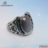 Beautiful Facet cutting&Carve stainless steel jewelry rings