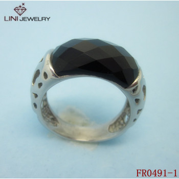 Stainless Steel Jewelry Stone Ring Manufacturer