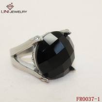 Ball Shape Facet Stone Rings,Stainless Steel Ring Discount