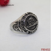 316L Stainless Steel Military Ring