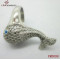 316L Stainless Steel Dolphin Ring/Hollow