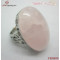 Lini Jewelry Big Size Oval Stone Ring/Pink