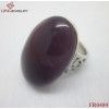 Lini Jewelry Big Size Oval Stone Ring/Purple