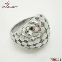 Hollow Oval Steel Ring