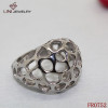 Unique Design Ring,Stainless Steel Hollow Bird's Nest Ring
