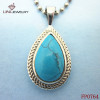Water Drop Blue Turquoise Pendant