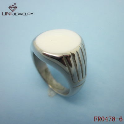 2013 Top Popular Women's Stainless Steel Jewelry Ring,Fashion Women's Jewelry Wholesale FR0478-6