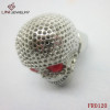 316L Stainless Steel Skull Hollow Out Ring