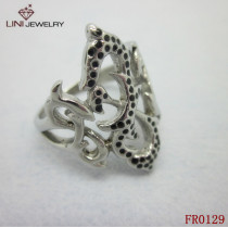 316L Stainless Steel Dolphin Hollow Out Ring