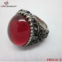 Lini Jewelry Bead Light Bright Charm Ring/Wine Red