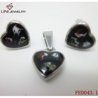 African hot sale stainless steel jewelry sets,Heart Shape Jewelry Sets