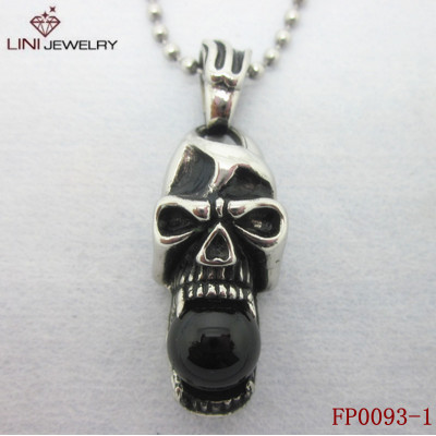 skull jewelry stainless pendent