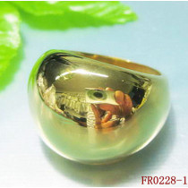 Gold-plated Steel Finger Ring, steel jewelry wholesale