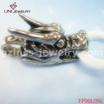 316l stainless  steel   jewery  of skull  shape