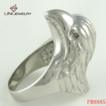 Eagle shaped   of  316l  steel  ring