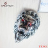 Cool   lion  shaped   ring of  316L  steel
